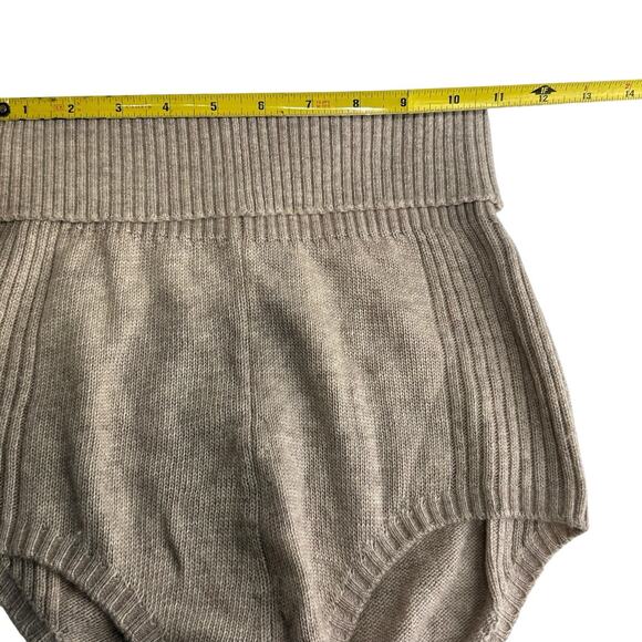 Michael Costello x Revolve Ribbed Wool Knit High-Waist Brief underwear Size S - Picture 8 of 14